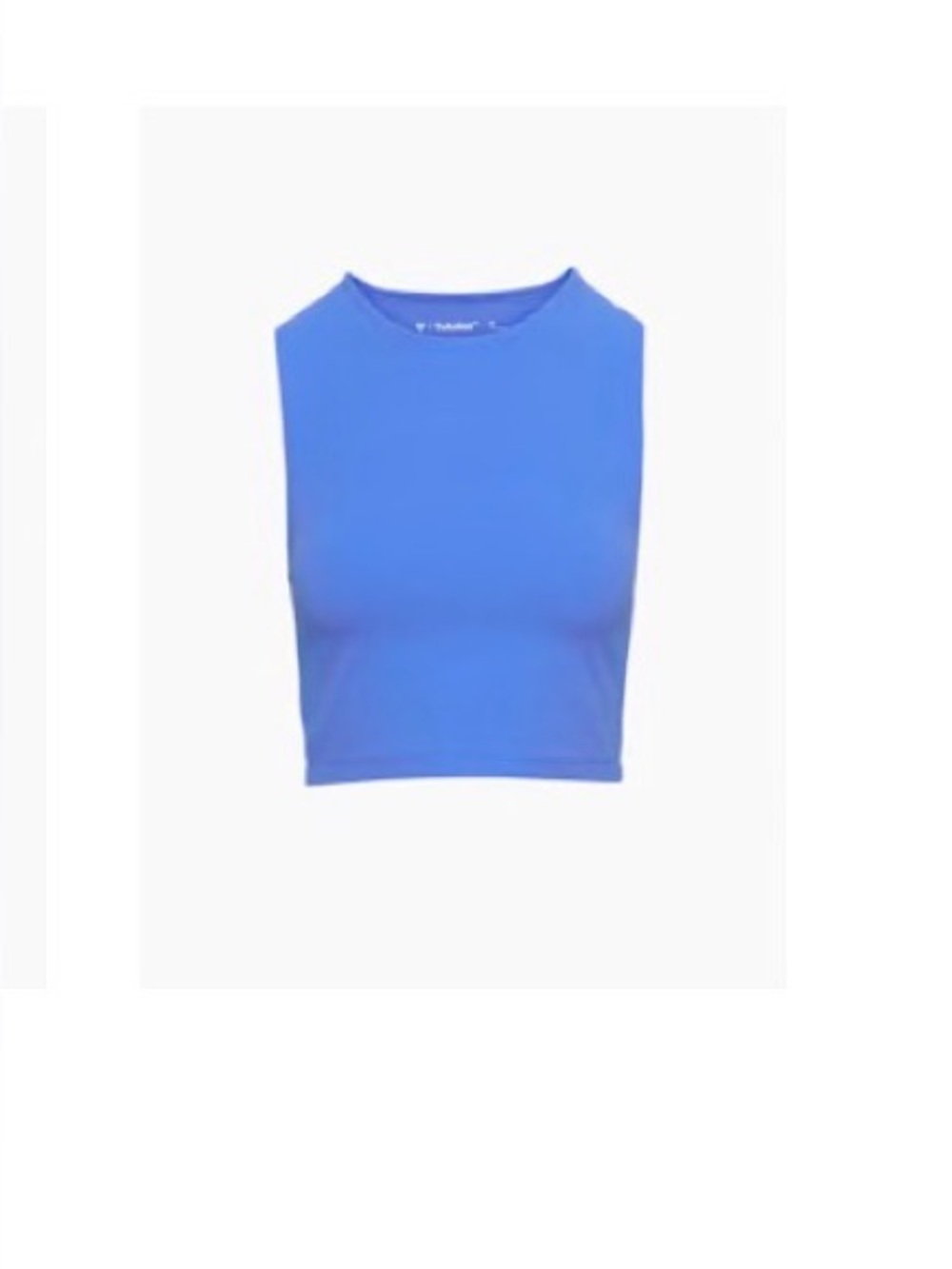 TNA BUTTER JAZZ BLUE MUSCLE TANK SIZE SMALL